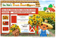 Tablet Screenshot of freshsunflowers.com